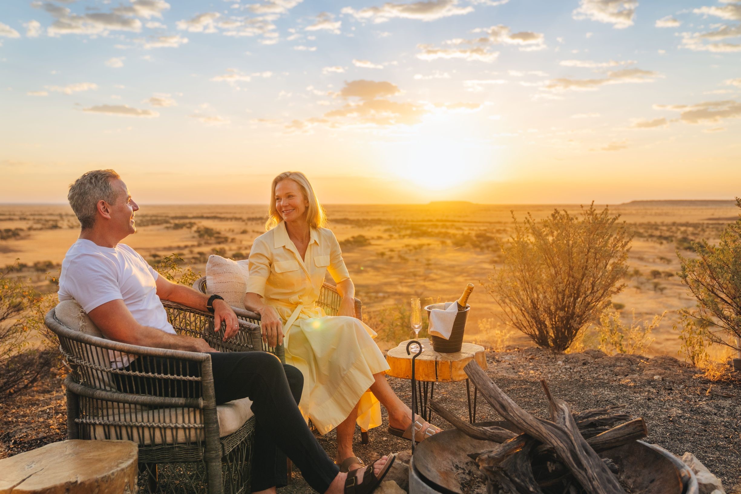 Safari sunset — luxury outback
